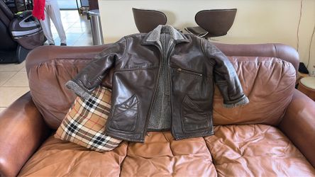 Bremen’s leather mid coat XL