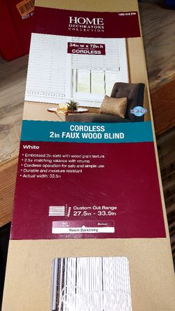Faux Wood Blinds