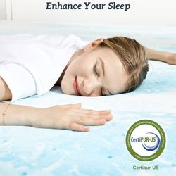 Memory Foam 2 Inch Topper Twin 