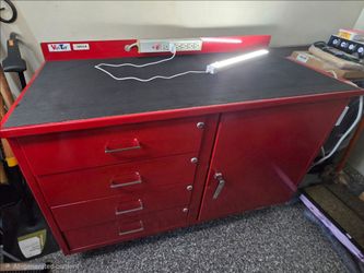 Vintage/Industrial Valley Craft Vari-Tuff Mobile Workbench Cabinet