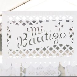 Mi Bautizo Garland / Authentic Papel Picado 
