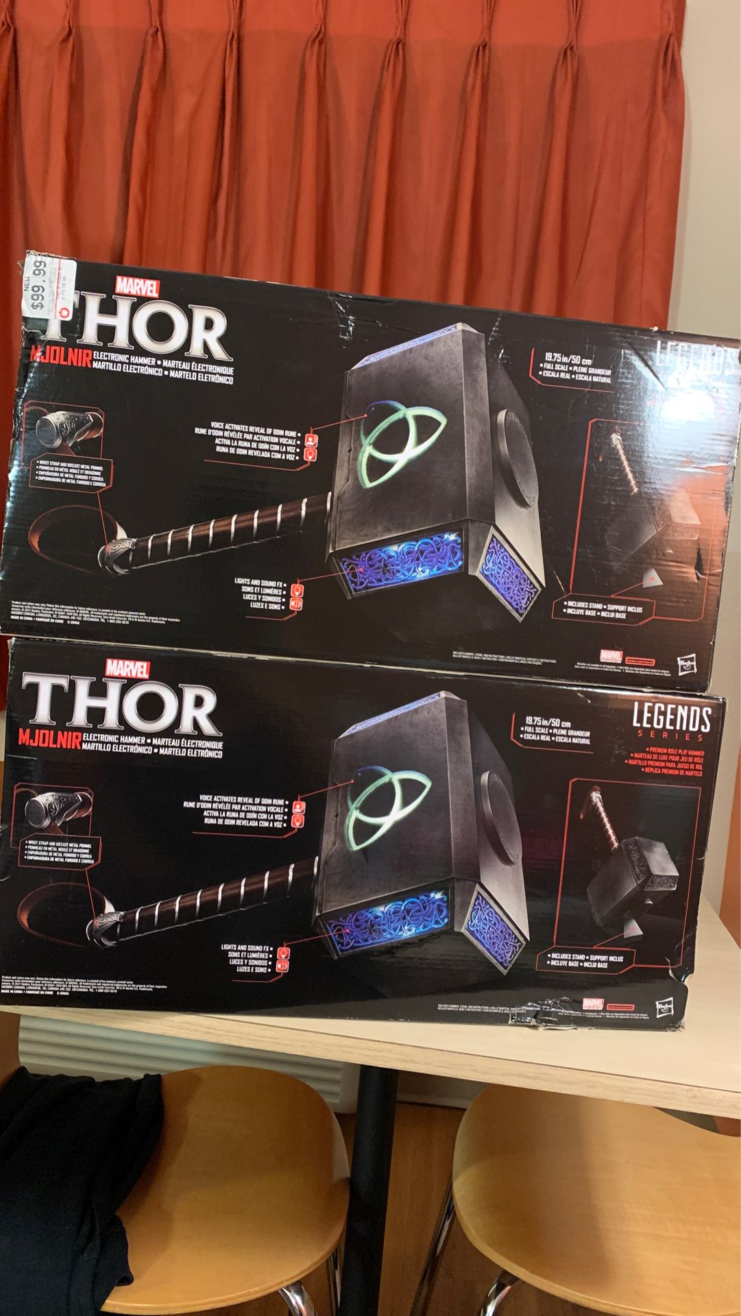 Marvel Thor electronic hammer 2 for $100 blacksad game $50