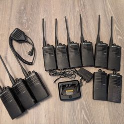 11 Motorola Walkie Talkies