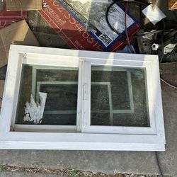 White Vinyl Window 