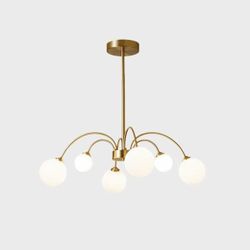 CHANDELIER CEILING HANGING DECOR 6 LIGHT