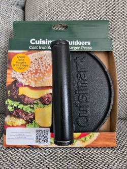 Cuisinart cast iron burger press