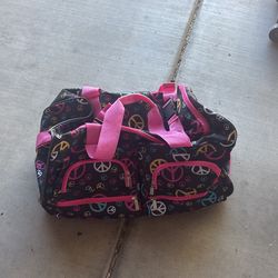 Peace sign Rolling Luggage