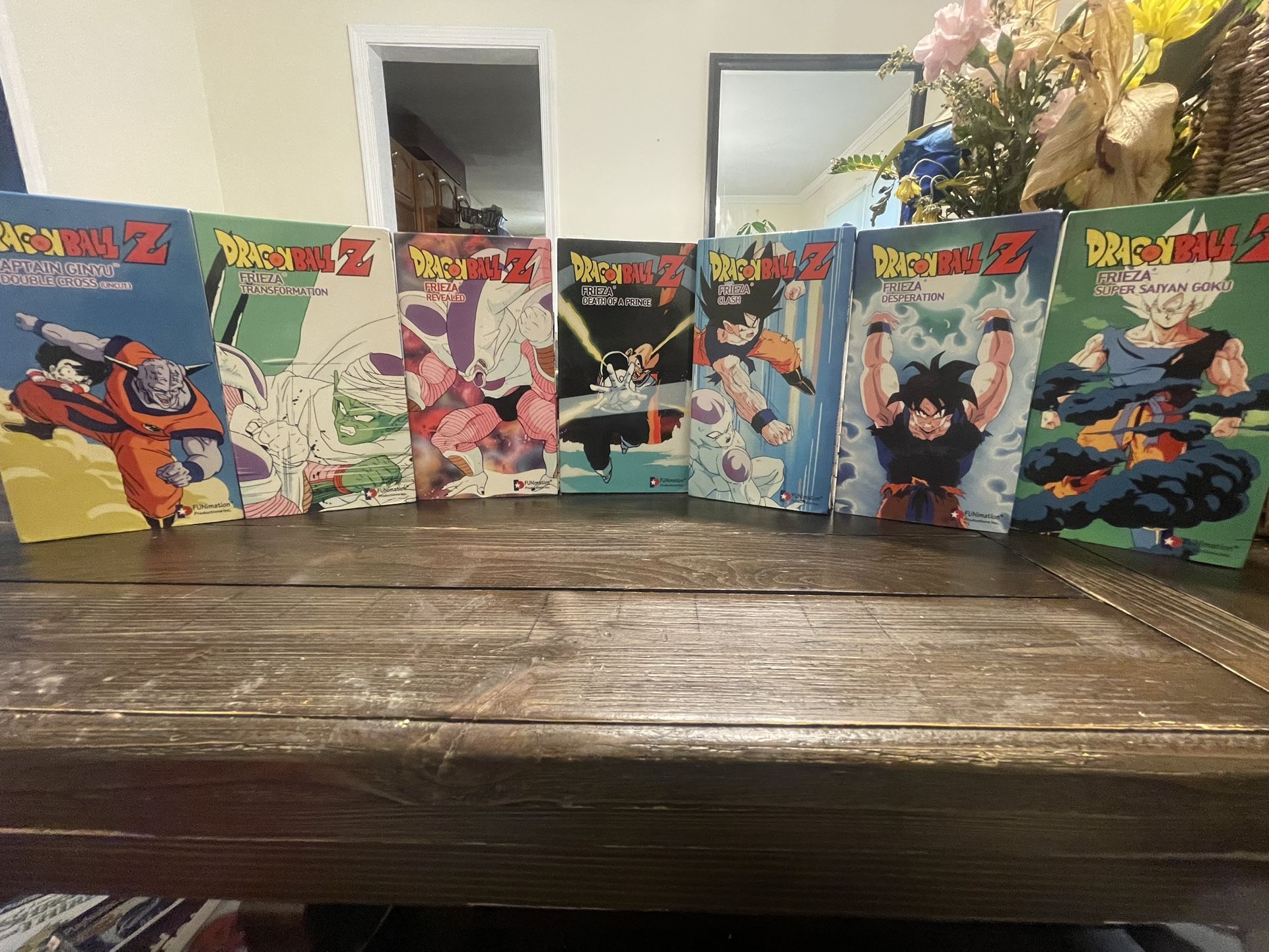 Dragon Ball Z & GT VHS Lot (10) – Frieza Saga + GT Shadow Dragon – Rare Vintage Anime Set