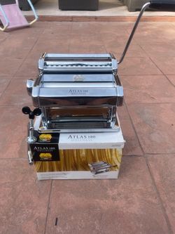 Marcato Atlas 180 Wellness Pasta Machine Made in Italy w/ Clamp EXCELLENTIN BOX