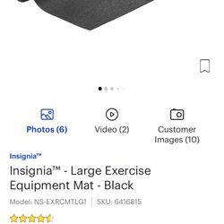 Exercise Mat Treadmill Mat