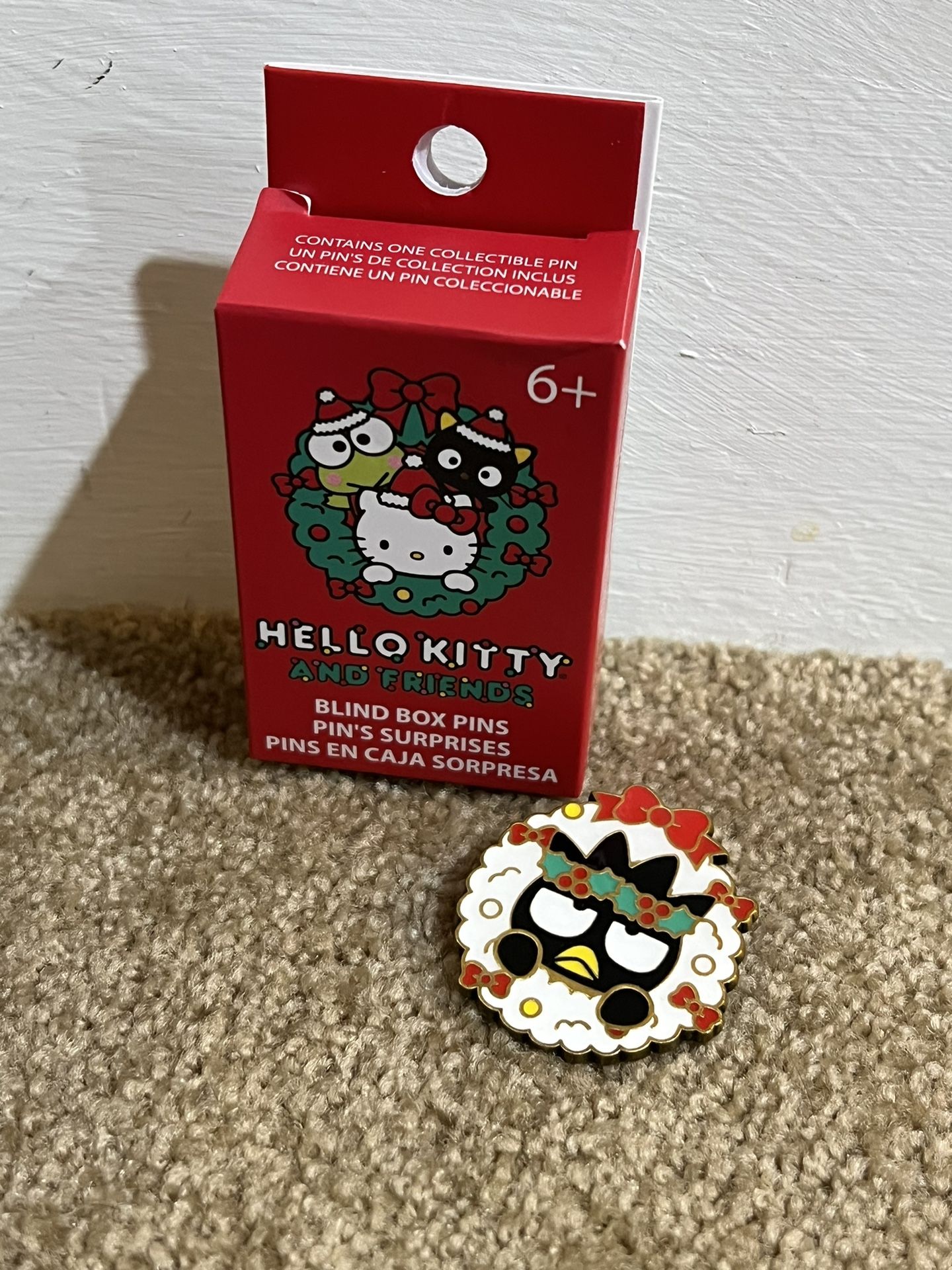 Sanrio Hello Kitty And Friends Wreath Blind Box Enamel Pin OPEN BADTZ MARU