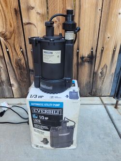 Everbilt 1/3 HP Submersible Automatic Utility Pump