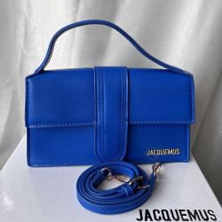 French Fashion Shoulder Bag Jacquemus Blue Square Bag