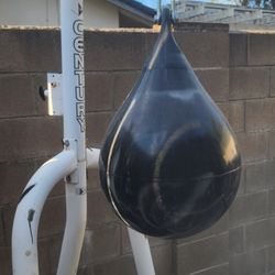 Aqua punching bag with stand