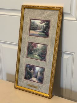 Triple print Thomas Kinkade