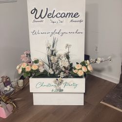 Wooden Party Sign