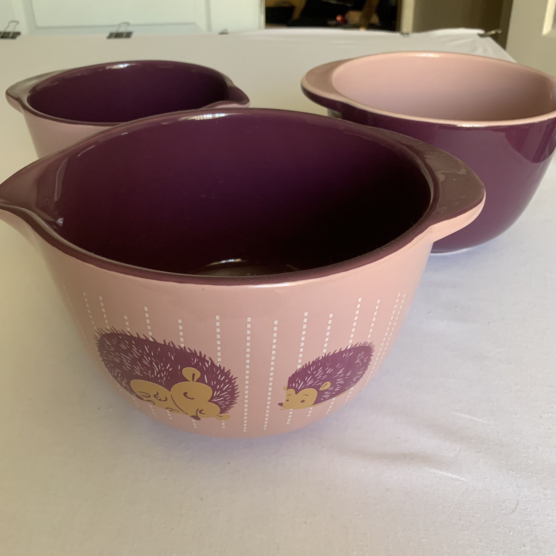 Cute hedgehog mixing bowls for Sale in Henderson, NV - OfferUp