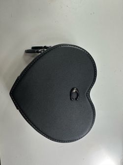 Black heart coach bag