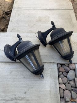 Outdoor Yard Outside Lights See Of 2 