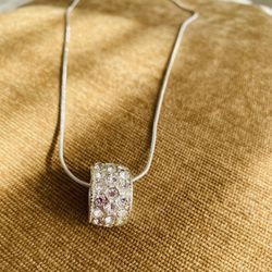 Women’s Sparkling Beautiful Silver Necklace 