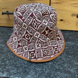 Louis Vuitton Since 1854 Bucket Hat Burgundy 