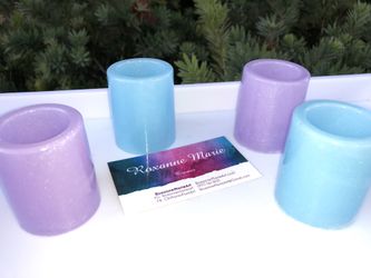 Pastel shot glasses