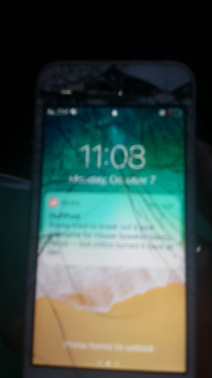 IPhone 5 broke screen