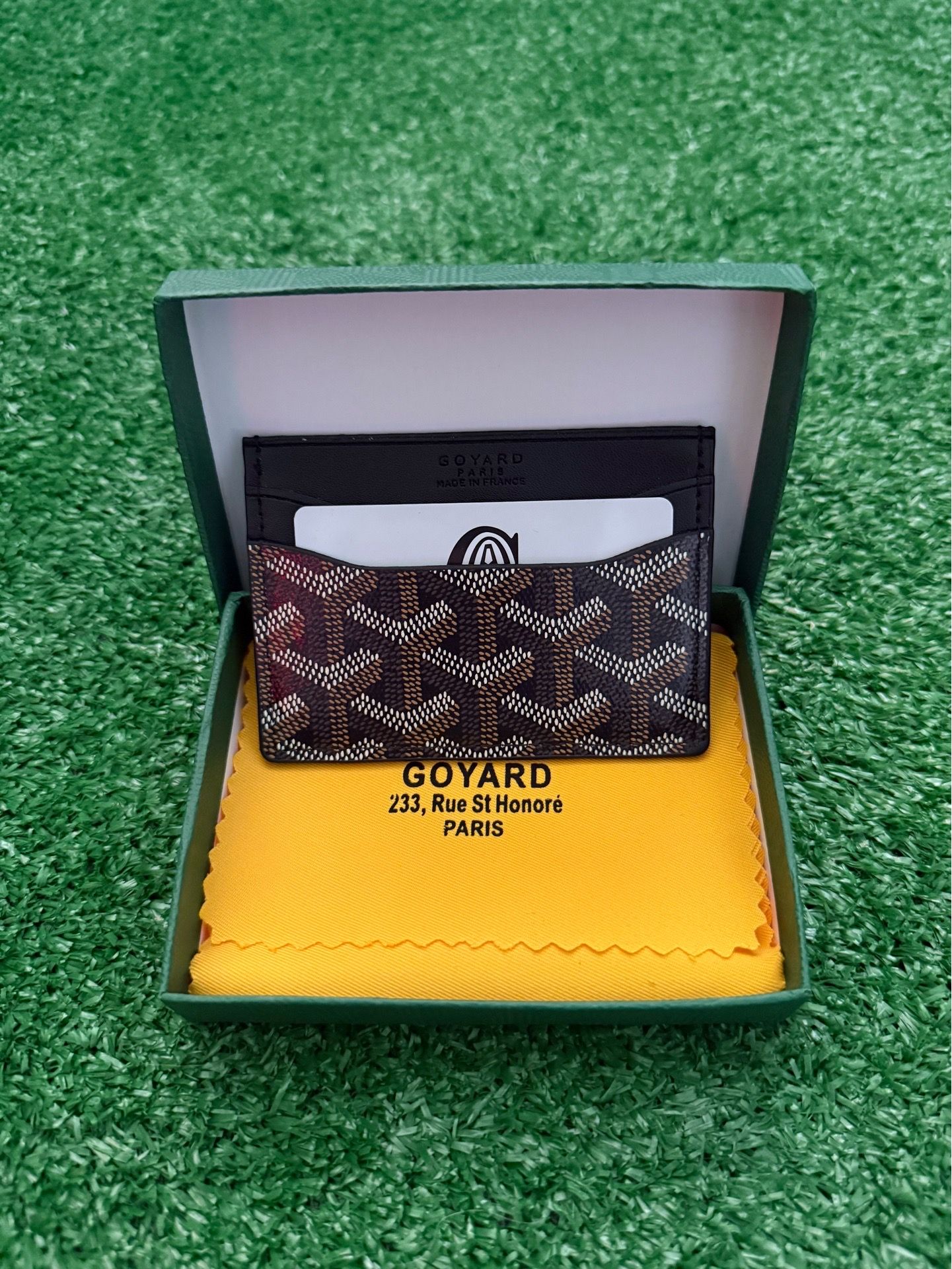 Black/brownish Card Holder