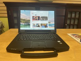 Strong Panasonic Toughbook Laptop + 2 Batteries