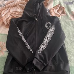 Chrome heart Zip up Size Medium