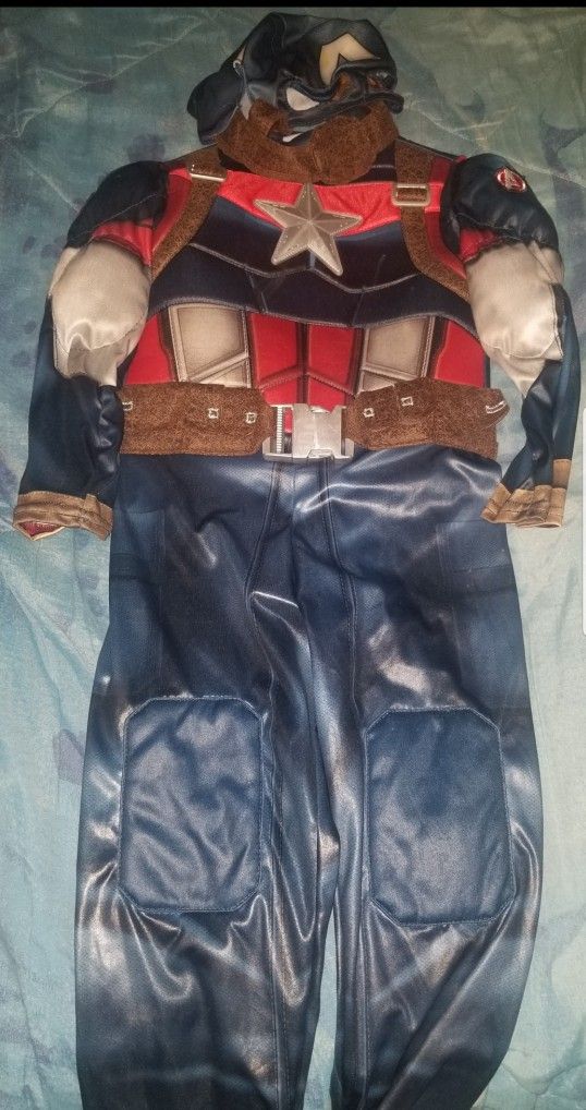 Captain America Costume Size 4