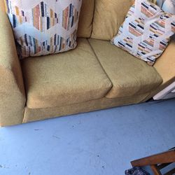 Couch and chair with Ottoman