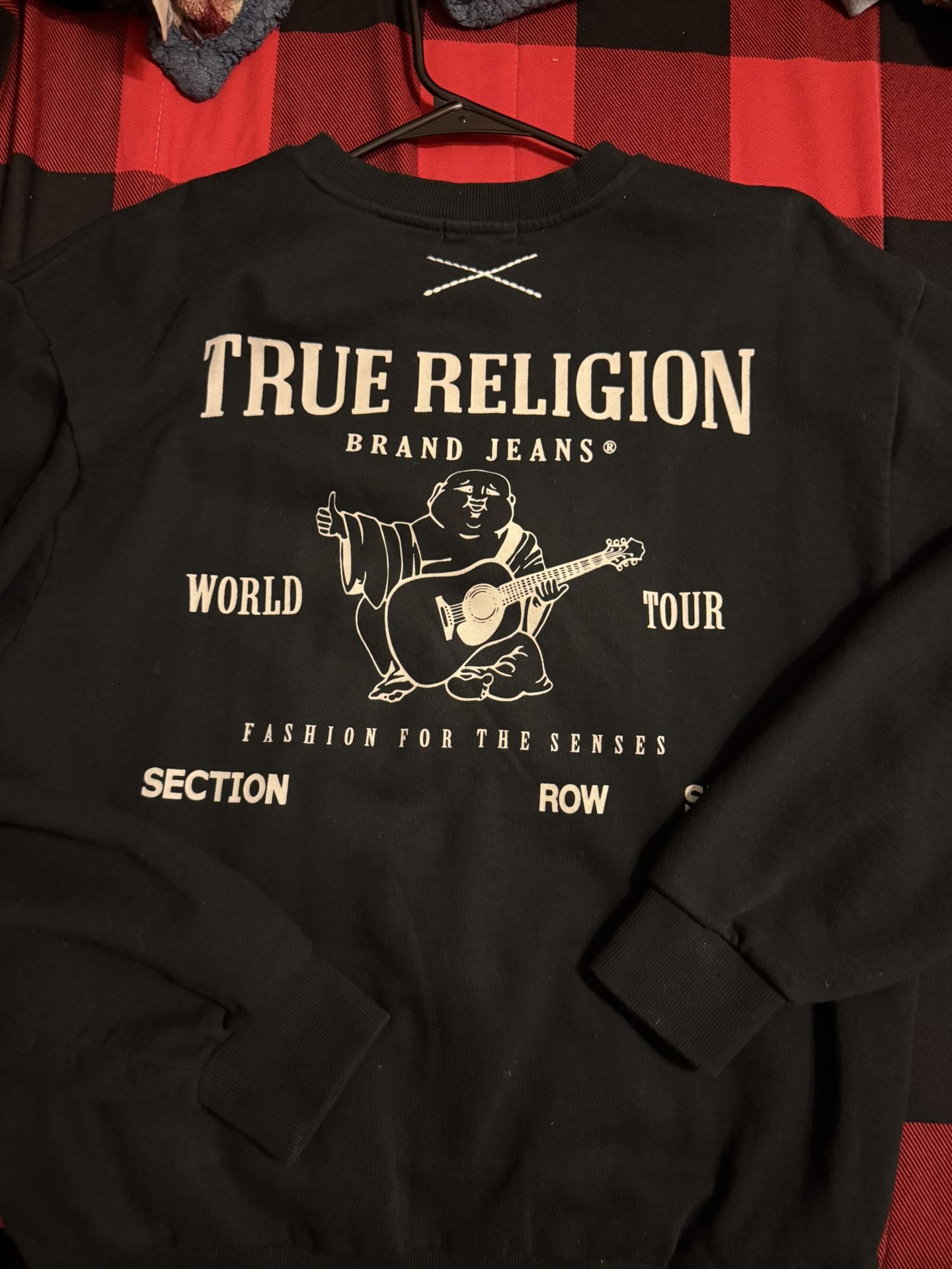 Black True Religon Sweatshirt 