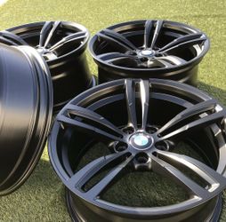 Bmw m4 oem wheels satin black
