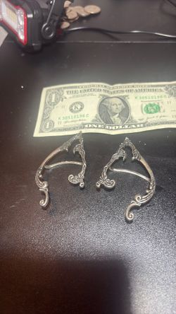 Gothic Filigree Ear Cuffs / Elf Ear Wraps