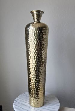 Gold Metal Vase