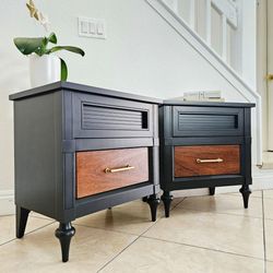 Basic-Witz Furniture Industries 'The Basic Line' Nightstands, Endtables, Side Tables, lamp stands