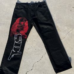 Red SDL Jeans