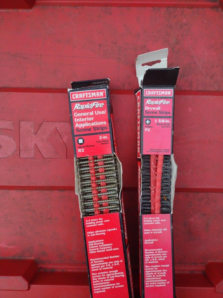 Craftsman Rapid Fire Screw Strips
