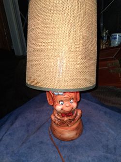 Vintage Monkey Lamp