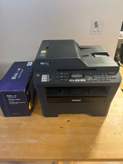 Brother MFC-7860DW All-in-One Wireless Laser Printer w/ 2 New TN450 Toners