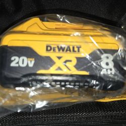 DEWALT 20v Lithium-ion XR 8AH BATTERY 
