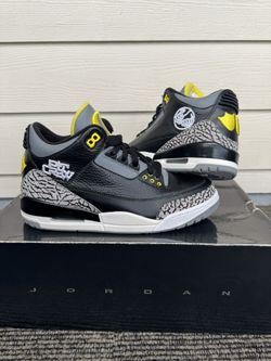 Jordan 3 Retro Oregon Ducks Pitcrew Black Size 9