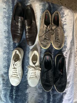 $15 each or $40 for all four pairs  Prada shoes Us size 10