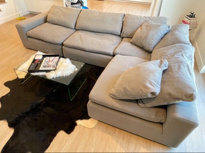 Restoration Hardware 4 pieces cloud couch