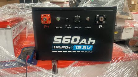 Vatrer 12.8V 560Ah LiFePO4 Lithium Battery