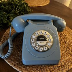 Blue Vintage Ring Phone 