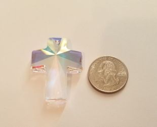 Swarovski cross pendant