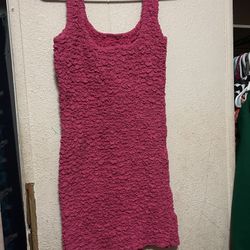 Dark Pink, Mini Dress