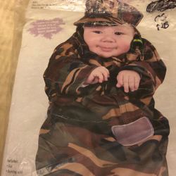 NB- Infant Halloween Costume- Army